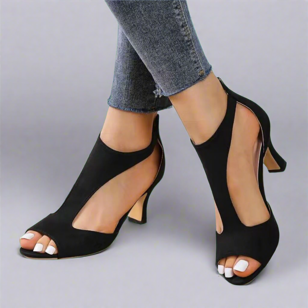 Marga | Orthopädische Sandalen mit Absatz aus hochwertigem Material